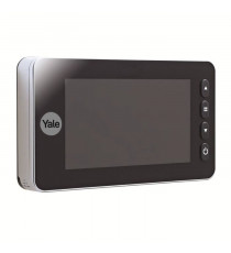 Judas Numérique Yale DDV5800 avec Sonnette Intégrée - Noir - Diametre 14mm - Angle de Vue 110°