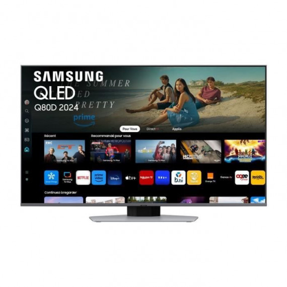 SAMSUNG 50Q80D - TV QLED 50 (127 cm) - 4K UHD 3840x2160 - HDR+ - Smart TV - Gaming Hub - 4xHDMI - WiFi