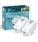 CPL 1300 Mbps - TP-Link TL-PA8015P KIT - Prise CPL avec 1 Port Ethernet Gigabit et Prise Intégrée - Boitier CPL Kit de 2