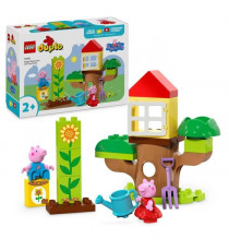 LEGO DUPLO 10431 Le Jardin et la Cabane dans l'Arbre de Peppa Pig - Jouet Créatif