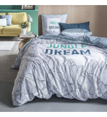 Parure de lit 2 personnes - TODAY - 240 x 260 cm - 100% Coton imprimé Jungle Dream