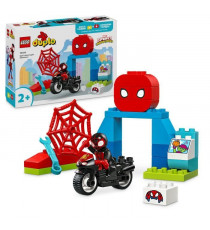 LEGO DUPLO Marvel 10424 L'aventure en moto de Spin - Jouet Spidey et ses Amis