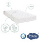 Matelas Bébé Bamboo - 70x140x10 cm - Viscose Douce - Déhoussable - Sans traitement chimique