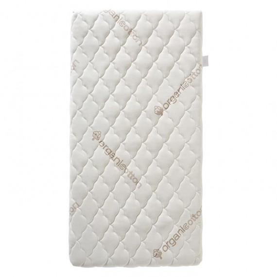 Matelas Bébé Coton Bio - 70x140x10 cm - 100% Coton - Déhoussable - Sans traitement chimique
