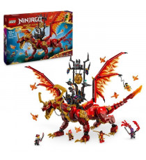 LEGO NINJAGO 71822 Le dragon source du mouvement - Jouet de ninja avec 6 minifigurines