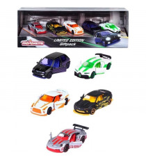 Majorette - Coffret 5 véhicules miniatures dont 2 exclusifs - Color Trace - Edition Limitée