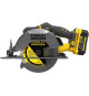 Scie Circulaire - STANLEY FATMAX V20 - SFMCS500M2K-QW - 165 mm - Lithium 18V - 2 Batteries 4Ah