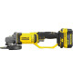 Meuleuse 125 mm - Lithium 18V - 1 Batterie 4Ah - STANLEY FATMAX V20 - SFMCG400M1K-QW