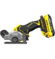 Mini Scie Circulaire - STANLEY FATMAX V20 - SFMCM300D2-QW - 75 mm Brushless - Lithium 18V - 2 Batteries 2Ah