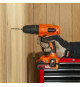 Perceuse a percussion sans Fil - Dual Power - POWDPO1110 - 3 en 1 - 20V - Avec batterie & chargeur