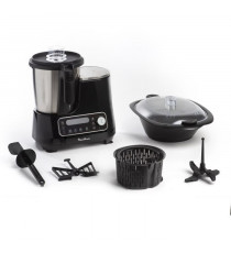 MOULINEX ClickChef Robot cuiseur, 3.6 L, 1400 W, 5 programmes automatiques, 32 fonctions, Balance, Cuiseur vapeur YY4500FG