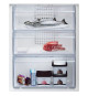 Réfrigérateur combiné - BEKO - 2 portes - Intégrable - 254 L (185 L + 69 L) - Froid ventilé - Classe E
