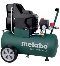 Compresseur - METABO - Basic 250-24 W OF - Raccord rapide universel - Poignée caoutchoutée