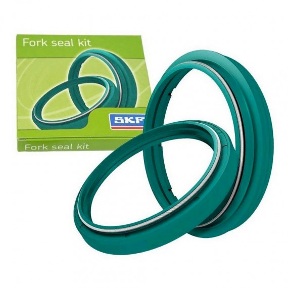 "Kit joint spi + cache poussière SHOWA 41 mm ""GREEN COLOR"""