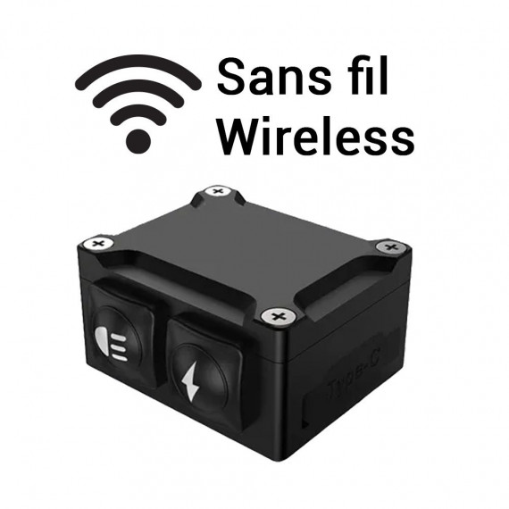 Paire de feux additionnels 2x25w Feux de jour / Longue portées à commande sans fil