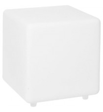 Cube solaire lumineux - LUMISKY - CASY - H30 cm - Tabouret table basse - LED blanc et multicolore
