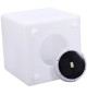 Cube solaire lumineux - LUMISKY - CASY - H30 cm - Tabouret table basse - LED blanc et multicolore