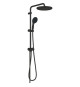 Colonne de douche avec inverseur manuel - Economie d'eau - GROHE Vitalio Start System 250 - Noir Mat - 266802431
