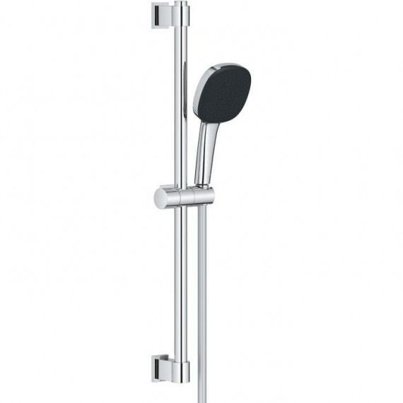 Ensemble de douche avec pommeau 2 jets, barre et flexible - GROHE Vitalio Comfort 110 26928001 - Sélection facile - Economie …