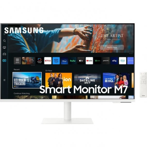 Ecran PC - SAMSUNG - Smart Monitor M7 - BM700 - 32 UHD 4K 3840x2160 - 60Hz - VA - 4ms - Noir - HDMI + Télécommande