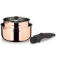 2 casseroles 16-20 cm + 1 poignée - ARTHUR MARTIN - AM720GT - 3 couches triple action - Tous feux dont induction