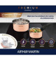 2 casseroles 16-20 cm + 1 poignée - ARTHUR MARTIN - AM720GT - 3 couches triple action - Tous feux dont induction