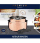 2 casseroles 16-20 cm + 1 poignée - ARTHUR MARTIN - AM720GT - 3 couches triple action - Tous feux dont induction