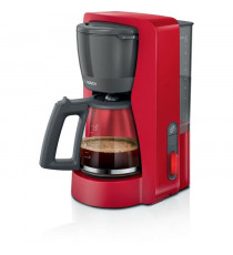 Cafetiere Filtre - BOSCH - TKA3M134 MyMoment - Rouge - verseuse verre - fonction Aroma Plus - maintien au chaud jusqu'a 60 min
