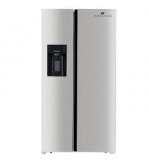 Réfrigérateur américain 556L - Total No Frost - distributeur d'eau et de glaçons - Classe E -moteur inverter  - inox
