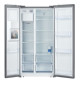 Réfrigérateur américain 556L - Total No Frost - distributeur d'eau et de glaçons - Classe E -moteur inverter  - inox