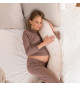 doomoo Coussin de maternité et d'allaitement Buddy - Confort optimal pour maman et bébé, Mushrooms