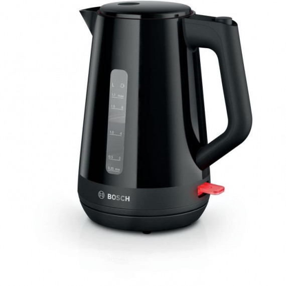 Bouilloire - BOSCH -  TWK1M123 MyMoment - Noire - capacité 1,7L - base 360° - rangement du cordon -3 sécurités automatiques