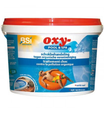 BSi nettoyant pour piscines Oxy-pool & spa 2,5 kg bleu