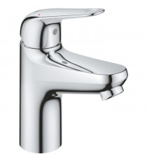 Mitigeur monocommande lavabo - GROHE Swift - 24318001 - Chromé - Taille S - Economie d'eau - Vidage clic clac
