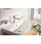 Mitigeur monocommande lavabo - GROHE Swift - 24316001 - Chromé - Taille S - Economie d'eau - Tirette et vidage