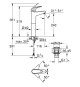 Mitigeur monocommande vasque a poser - GROHE Swift - 24331001 - Chromé - Taille XL rehaussée - Economie d'eau - Vidage clic clac