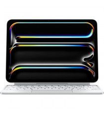 Apple - Clavier Magic Keyboard pour iPad Pro 11 (M4) - Blanc