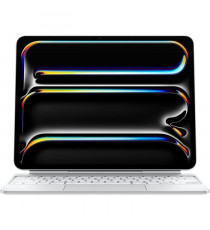 Apple - Clavier Magic Keyboard pour iPad Pro 13 (M4) - Blanc