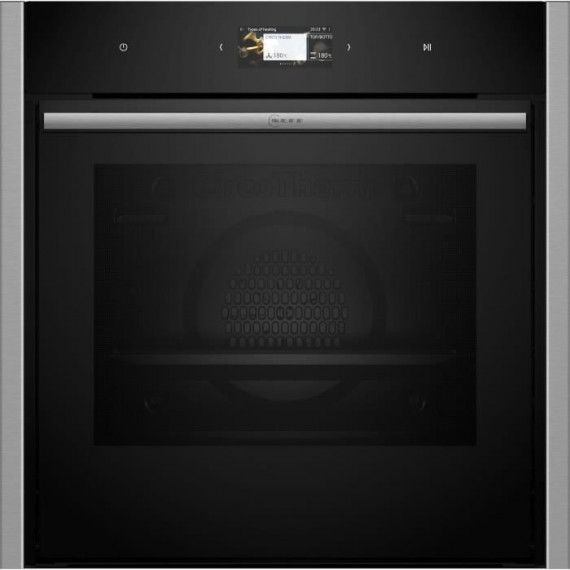 Four multifonction intégrable - Pyrolyse - NEFF - N90 - B64CS71N0 - Noir - Porte froide 4 vitres - 71 l - 59,5 x 59,6 x 54,8 cm