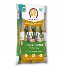 Substrat cactus - OR BRUN - OBRTCAC20N - 20 L