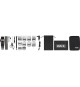 Tondeuse a cheveux - WAHL - ELITE PRO CORDLESS - 10 W - 10 sabots - Autonomie : 100 min - Noir / Argent