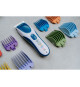 Tondeuse a cheveux - WAHL - COLOR PRO CORDLESS - 3,5 W - 8 sabots - Autonomie : 60 min - Bleu / Gris