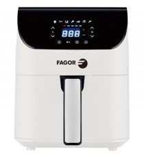 Friteuse sans huile - FAGOR - Airfryer FG5060 - 4.3 L - 1350 W - Ecran tactile - 7 pré-réglages de cuisson - Minuterie - Blanc