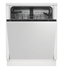Lave-vaisselle tout intégrable BEKO BDIN18441 - 14 couverts - Induction - L60cm - 42dB - Ouverture automatique - Blanc