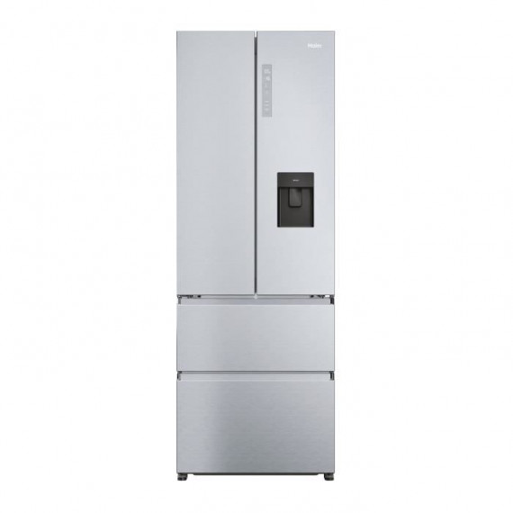 Réfrigérateur Multi-Portes - HAIER - HFR5720EWMG - Classe E - 477 L - 37 dB - Silver