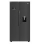 Réfrigérateur pose-libre side by side - BEKO -  GN163241DXBRN - Classe E - 576 L - Froid ventilé - 70,5 x 91 x 179 cm - Carbone