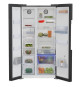 Réfrigérateur pose-libre side by side - BEKO -  GN163241DXBRN - Classe E - 576 L - Froid ventilé - 70,5 x 91 x 179 cm - Carbone