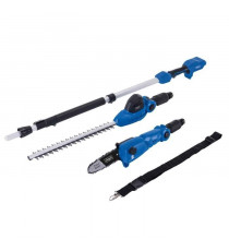 Outil 2 en 1 Elagueuse + Taille-haies sans fil - SCHEPPACH C-PHTS410-X- 20V IXES - sans batterie ni chargeur