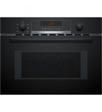 Four combiné micro-ondes Encastrable - BOSCH SER4 - CMA583MB0 Noir - Vol four: 44l - 5 modes de cuisson -H454xL594xP570mm