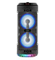 INOVALLEY KA03-N - Enceinte lumineuse Bluetooth - 400 W - Fonction karaoké - Lumieres LED colorées - Port USB